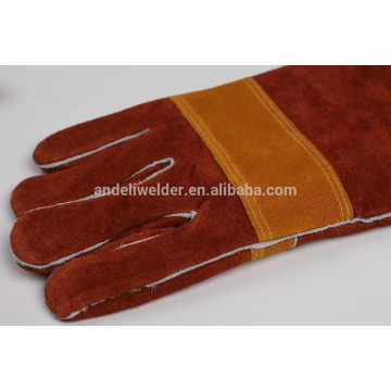 A9 47cm paume et pouce plus épais gants de soudage vache split gants de soudage en cuir